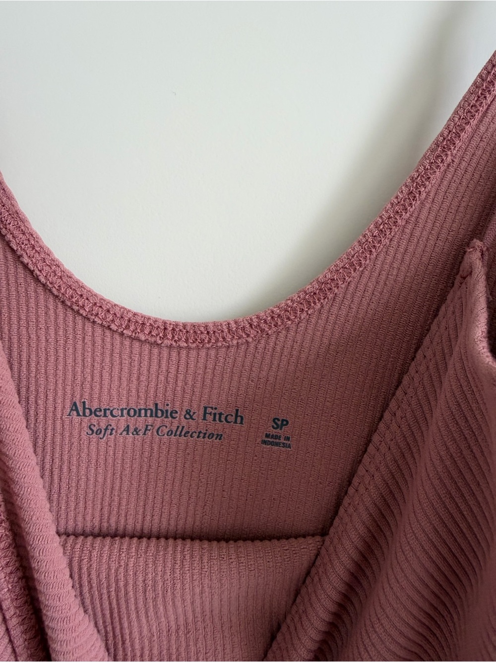 Abercrombie & Fitch Dusty Rose Spaghetti Strap Mini Dress - Picture 2 of 3